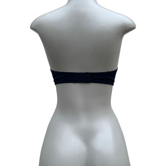Calvin Klein Perfectly Fit Strapless Push-up Bra Women's Sz 34B Black Underwire - Picture 5 of 8